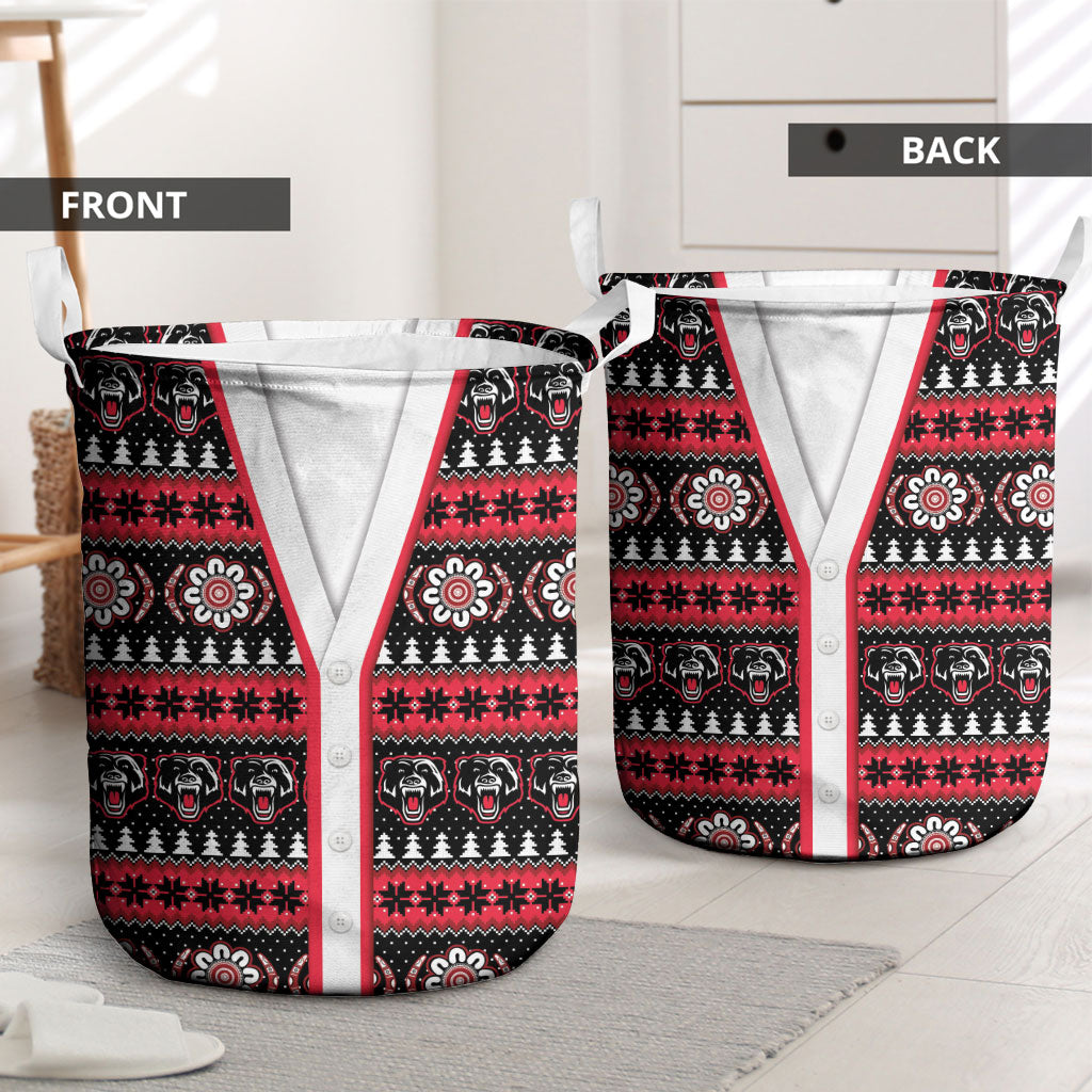 Perth Bears Rugby Christmas Laundry Basket Aboriginal Seamless Cardigan Inspired