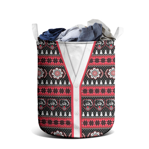 Perth Bears Rugby Christmas Laundry Basket Aboriginal Seamless Cardigan Inspired