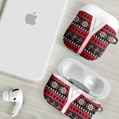 Perth Bears Rugby Christmas AirPods Case Aboriginal Seamless Cardigan Inspired