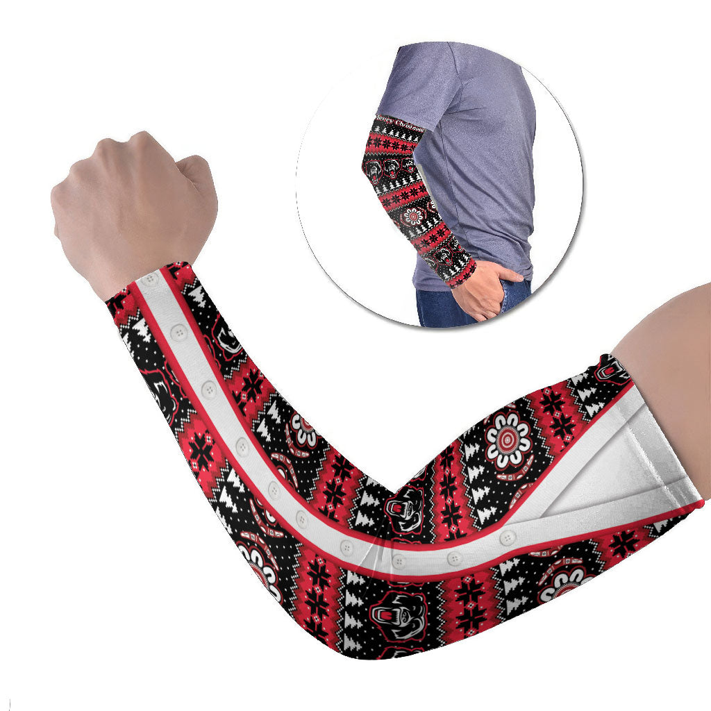 Perth Bears Rugby Christmas Arm Sleeves Aboriginal Seamless Cardigan Inspired