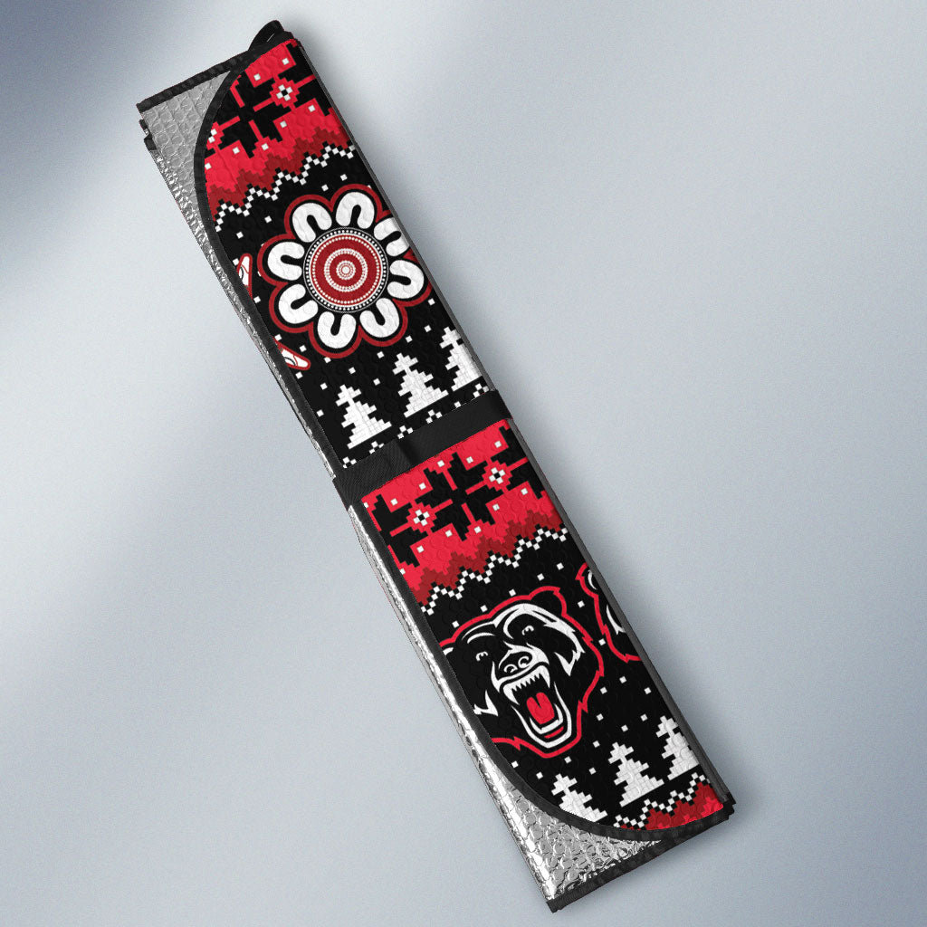 Perth Bears Rugby Christmas Auto Sun Shade Aboriginal Seamless Cardigan Inspired