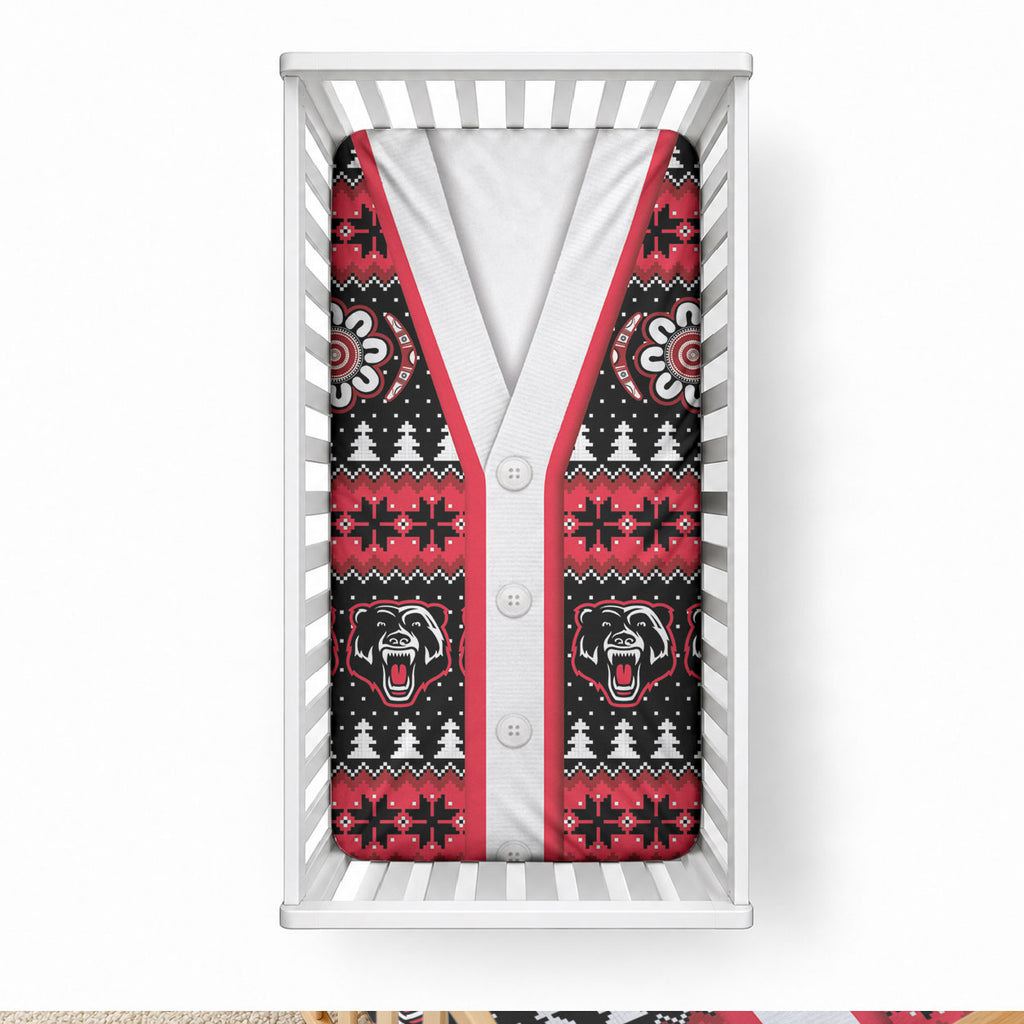 Perth Bears Rugby Christmas Baby Bed Cover Aboriginal Seamless Cardigan Inspired