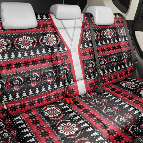 Perth Bears Rugby Christmas Back Car Seat Cover Aboriginal Seamless Cardigan Inspired