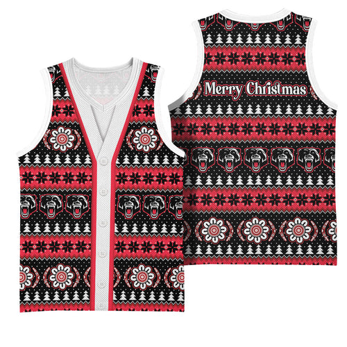 Perth Bears Rugby Christmas Basketball Jersey Aboriginal Seamless Cardigan Inspired
