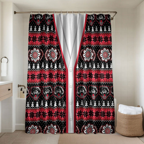 Perth Bears Rugby Christmas Bathroom Set Aboriginal Seamless Cardigan Inspired