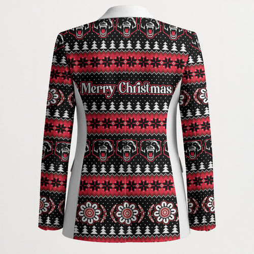 Perth Bears Rugby Christmas Blazer Aboriginal Seamless Cardigan Inspired