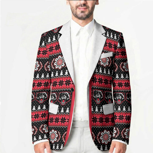 Perth Bears Rugby Christmas Blazer Aboriginal Seamless Cardigan Inspired