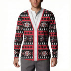 Perth Bears Rugby Christmas Button Sweatshirt Aboriginal Seamless Cardigan Inspired