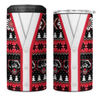 Perth Bears Rugby Christmas 4 in 1 Can Cooler Tumbler Aboriginal Seamless Cardigan Inspired