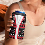 Perth Bears Rugby Christmas 4 in 1 Can Cooler Tumbler Aboriginal Seamless Cardigan Inspired