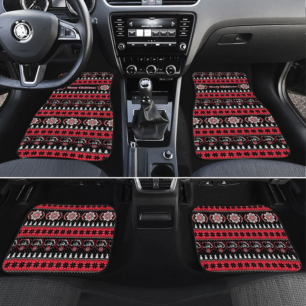 Perth Bears Rugby Christmas Car Mats Aboriginal Seamless Cardigan Inspired