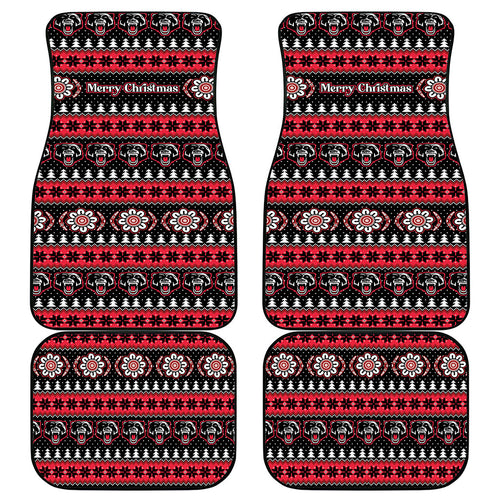Perth Bears Rugby Christmas Car Mats Aboriginal Seamless Cardigan Inspired