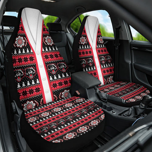 Perth Bears Rugby Christmas Car Seat Cover Aboriginal Seamless Cardigan Inspired