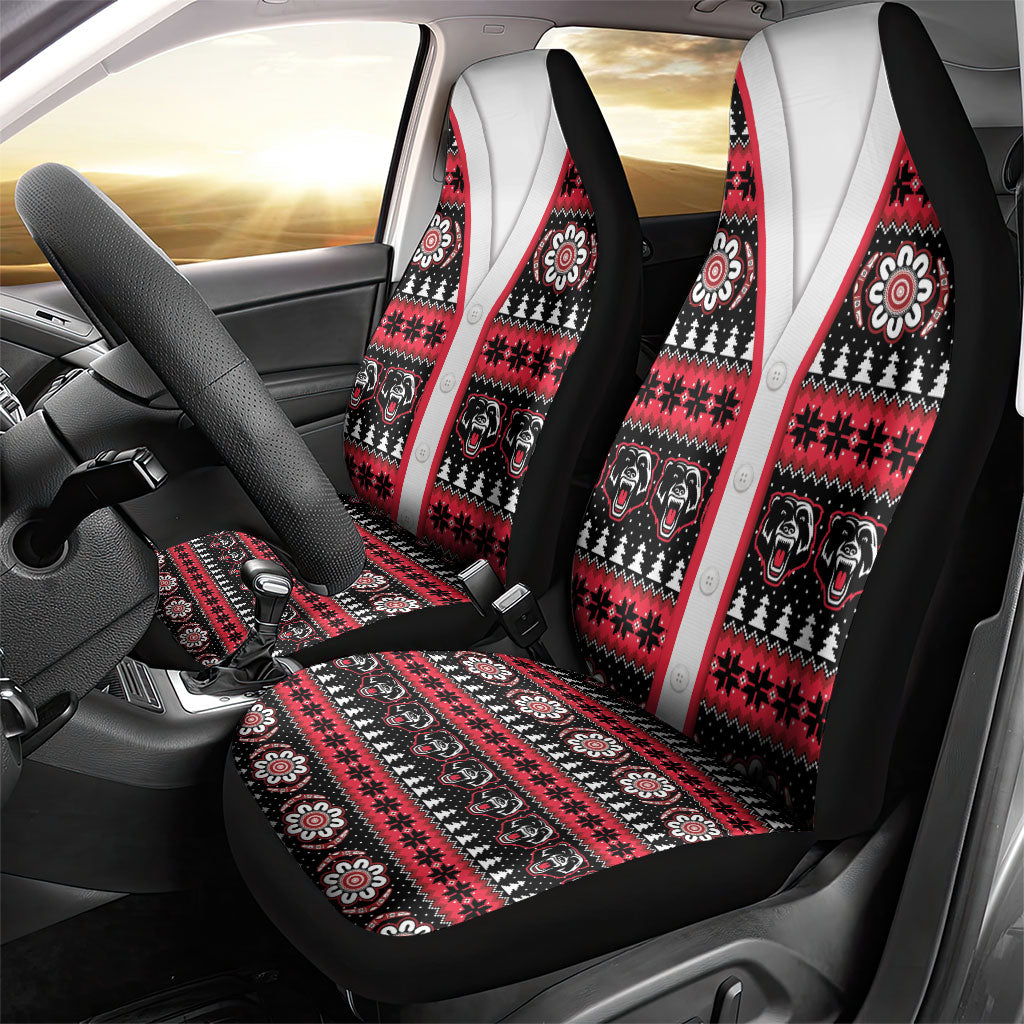 Perth Bears Rugby Christmas Car Seat Cover Aboriginal Seamless Cardigan Inspired