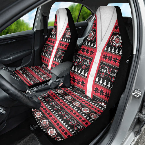 Perth Bears Rugby Christmas Car Seat Cover Aboriginal Seamless Cardigan Inspired