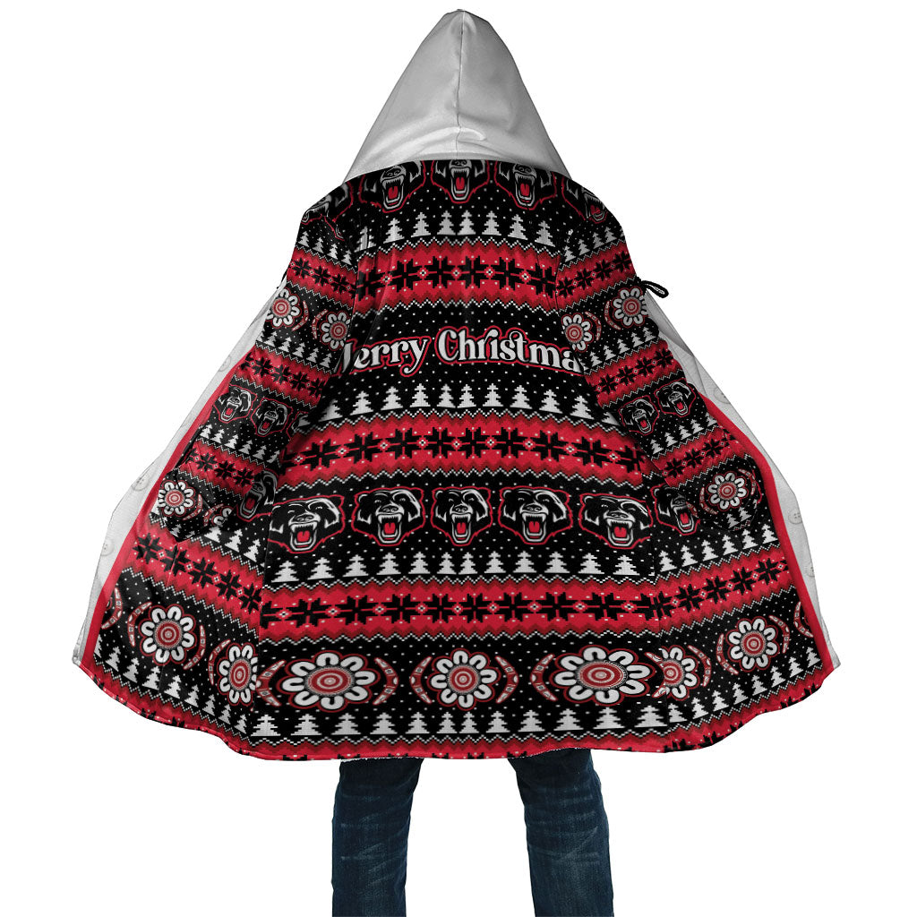 Perth Bears Rugby Christmas Cloak Aboriginal Seamless Cardigan Inspired