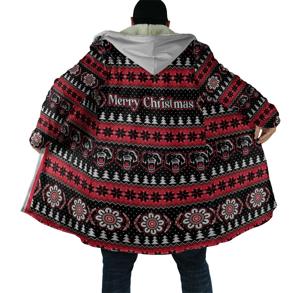 Perth Bears Rugby Christmas Cloak Aboriginal Seamless Cardigan Inspired