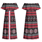 Perth Bears Rugby Christmas Couples Matching Off Shoulder Maxi Dress and Long Sleeve Button Shirt Aboriginal Seamless Cardigan Inspired