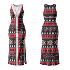 Perth Bears Rugby Christmas Couples Matching Tank Maxi Dress and Hawaiian Shirt Aboriginal Seamless Cardigan Inspired