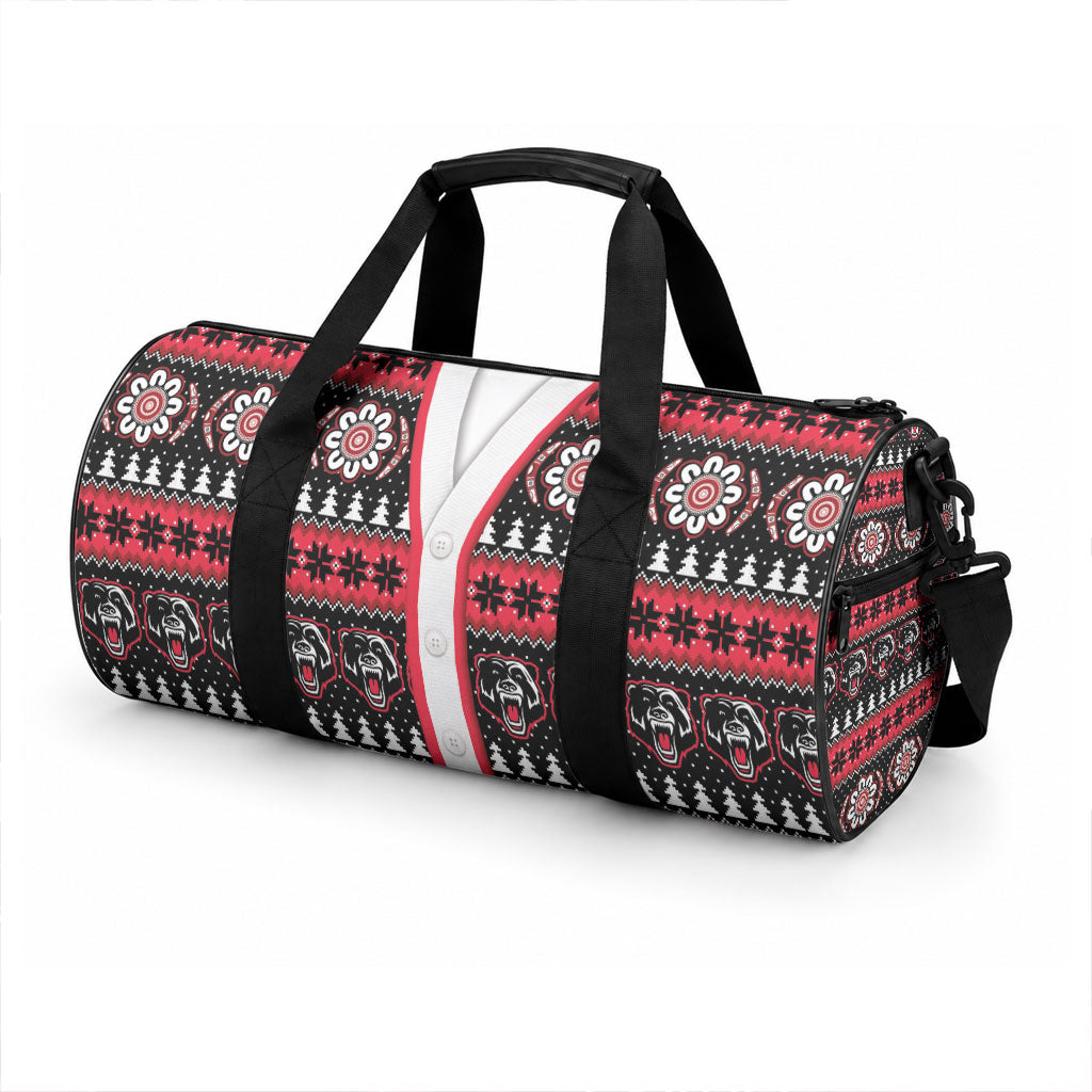 Perth Bears Rugby Christmas Duffle Bag Aboriginal Seamless Cardigan Inspired