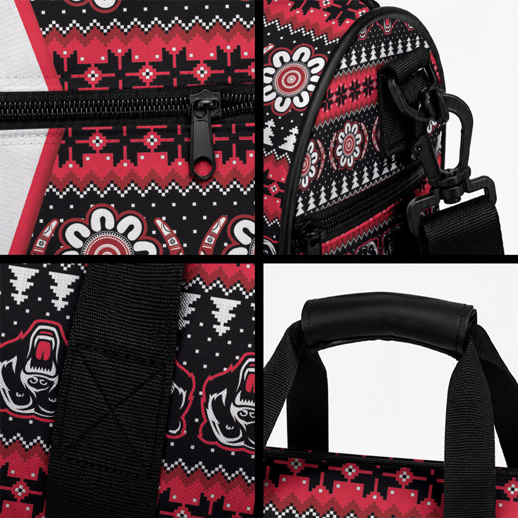 Perth Bears Rugby Christmas Duffle Bag Aboriginal Seamless Cardigan Inspired