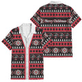 Perth Bears Rugby Christmas Family Matching Mermaid Dress and Hawaiian Shirt Aboriginal Seamless Cardigan Inspired