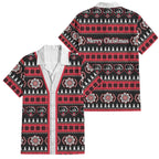 Perth Bears Rugby Christmas Family Matching Mermaid Dress and Hawaiian Shirt Aboriginal Seamless Cardigan Inspired