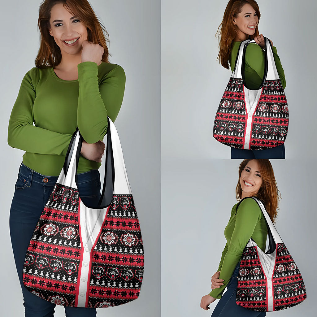 Perth Bears Rugby Christmas Grocery Bag Aboriginal Seamless Cardigan Inspired