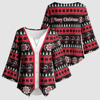 Perth Bears Rugby Christmas Kimono Sleeve Blouse Aboriginal Seamless Cardigan Inspired