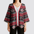 Perth Bears Rugby Christmas Kimono Sleeve Blouse Aboriginal Seamless Cardigan Inspired