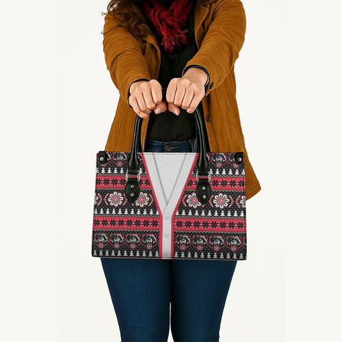 Perth Bears Rugby Christmas Leather Bag Aboriginal Seamless Cardigan Inspired