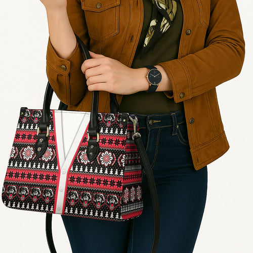 Perth Bears Rugby Christmas Leather Bag Aboriginal Seamless Cardigan Inspired