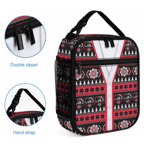 Perth Bears Rugby Christmas Lunch Bag Aboriginal Seamless Cardigan Inspired