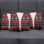 Perth Bears Rugby Christmas Pillow Cover Aboriginal Seamless Cardigan Inspired