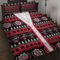 Perth Bears Rugby Christmas Quilt Bed Set Aboriginal Seamless Cardigan Inspired
