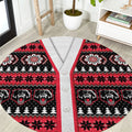 Perth Bears Rugby Christmas Round Carpet Aboriginal Seamless Cardigan Inspired
