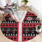 Perth Bears Rugby Christmas Round Carpet Aboriginal Seamless Cardigan Inspired