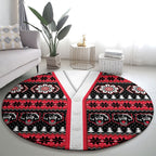 Perth Bears Rugby Christmas Round Carpet Aboriginal Seamless Cardigan Inspired