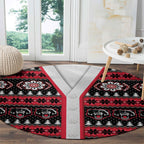 Perth Bears Rugby Christmas Round Carpet Aboriginal Seamless Cardigan Inspired