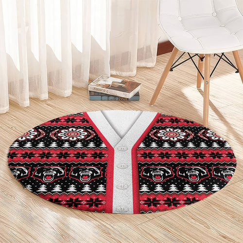 Perth Bears Rugby Christmas Round Carpet Aboriginal Seamless Cardigan Inspired