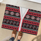 Perth Bears Rugby Christmas Rubber Doormat Aboriginal Seamless Cardigan Inspired