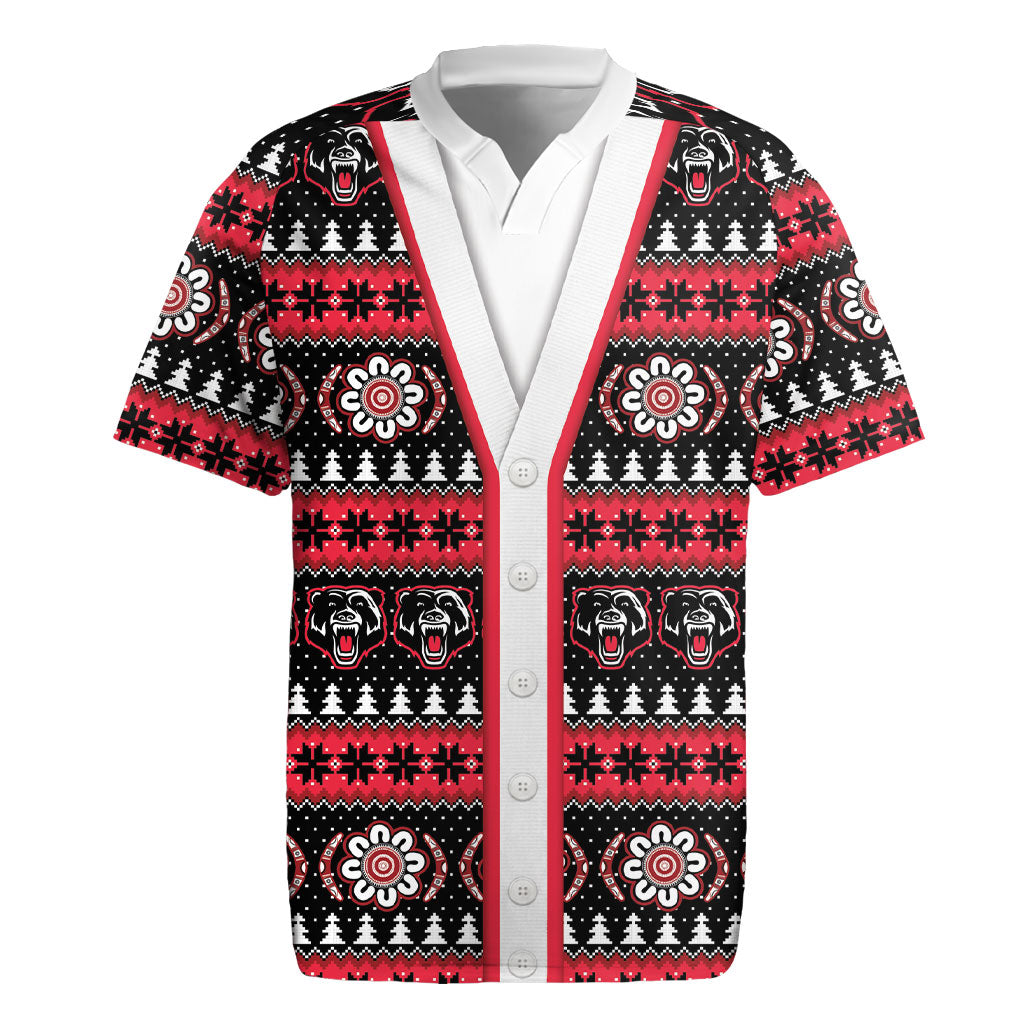 Perth Bears Rugby Christmas Rugby Jersey Aboriginal Seamless Cardigan Inspired