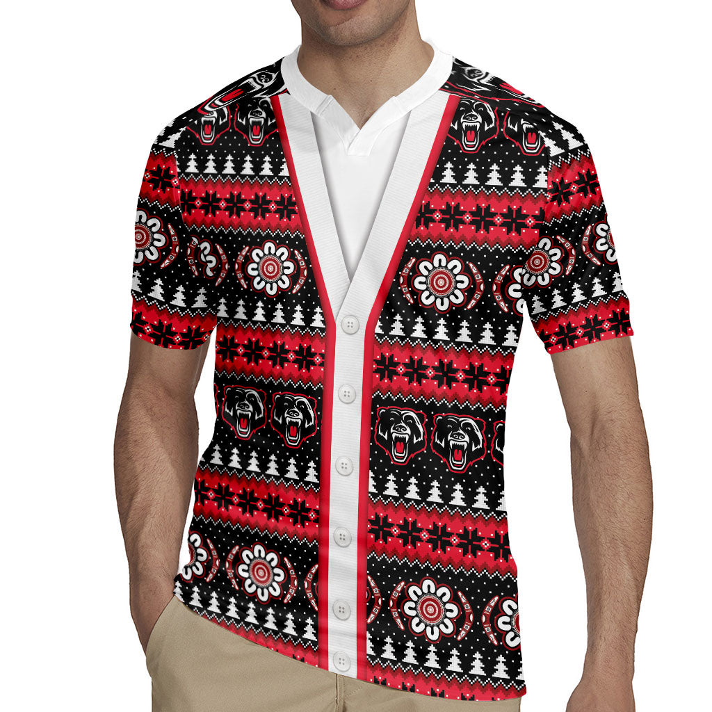 Perth Bears Rugby Christmas Rugby Jersey Aboriginal Seamless Cardigan Inspired