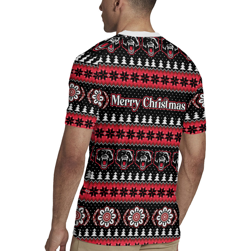 Perth Bears Rugby Christmas Rugby Jersey Aboriginal Seamless Cardigan Inspired