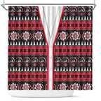 Perth Bears Rugby Christmas Shower Curtain Aboriginal Seamless Cardigan Inspired