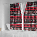 Perth Bears Rugby Christmas Shower Curtain Aboriginal Seamless Cardigan Inspired
