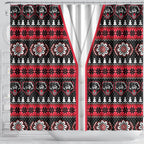Perth Bears Rugby Christmas Shower Curtain Aboriginal Seamless Cardigan Inspired