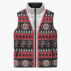 Perth Bears Rugby Christmas Sleeveless Puffer Jacket Aboriginal Seamless Cardigan Inspired