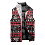 Perth Bears Rugby Christmas Sleeveless Puffer Jacket Aboriginal Seamless Cardigan Inspired