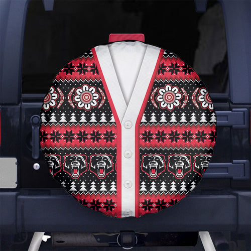 Perth Bears Rugby Christmas Spare Tire Cover Aboriginal Seamless Cardigan Inspired